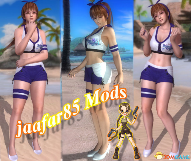 死或生5:最后一战 霞kasumi紫色高腰背心小热裤MOD