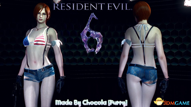 生化危机6 艾达美国比基尼牛仔超短裤MOD