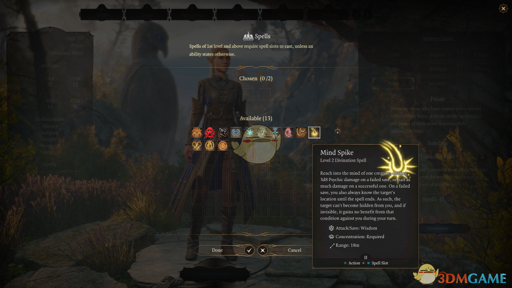 《博德之门3》未实现的5e咒术MOD