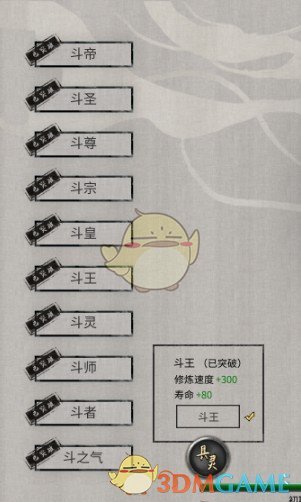 《鬼谷八荒》斗破苍穹境界名MOD