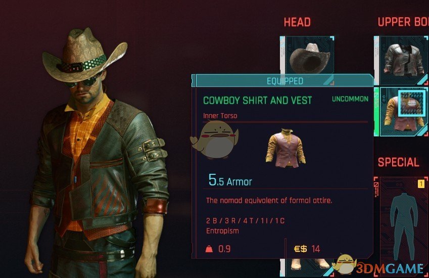 《赛博朋克2077》沉浸式时装系统MOD汉化版