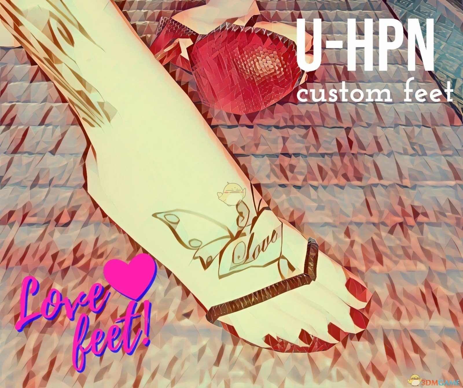 《怪物猎人：崛起》U-HPN定制脚和内底高跟鞋MOD