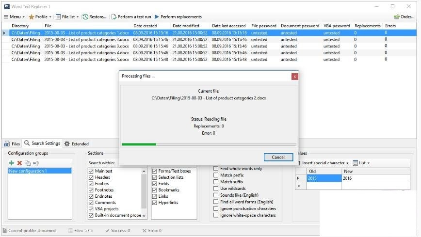 Word Text Replacer32位1.0.2