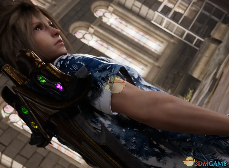 《最终幻想7：重制版》克劳德度假休闲装MOD