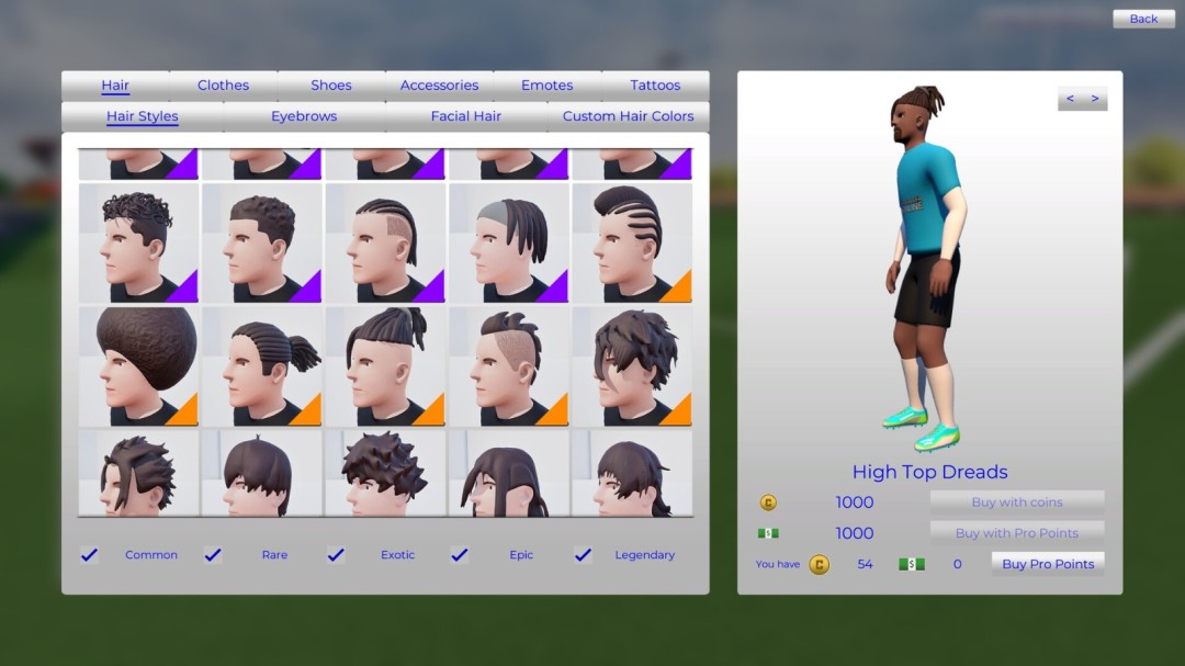 《Pro Soccer Online》游戏库