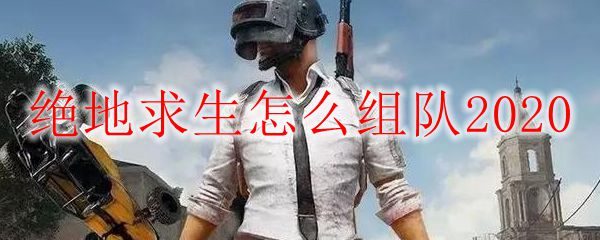 绝地求生怎么组队2020